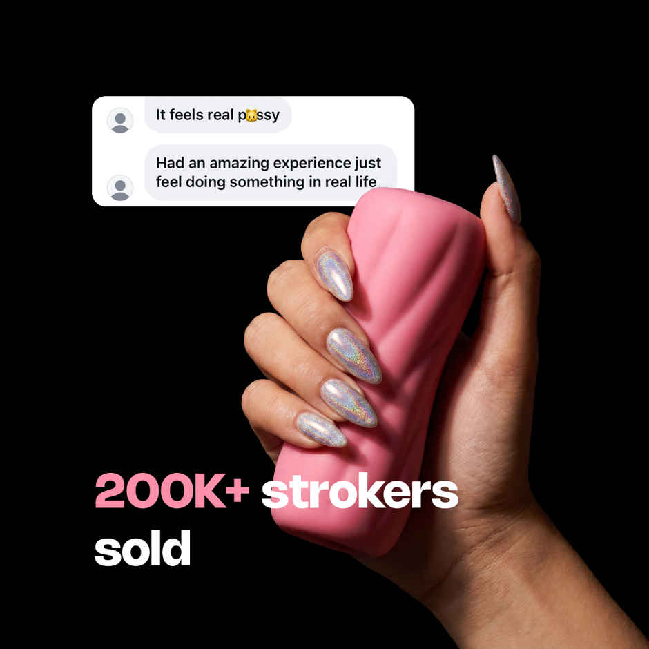 Leezu's Toofaan Intense Stroker Personal Massager with Water Based Lubricating Gel