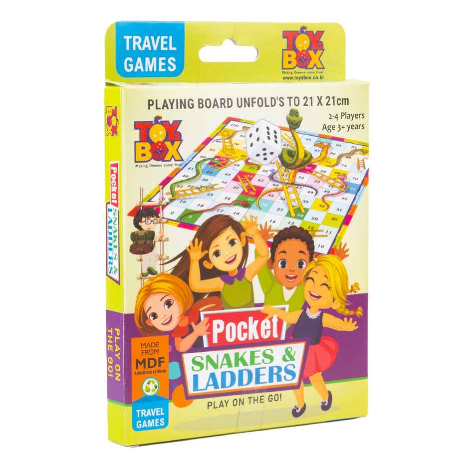 Ratna's Pocket Snakes And Ladders | Assorted