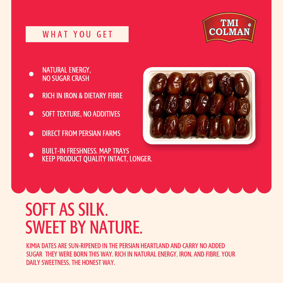 TMI COLMAN Kimia Dates