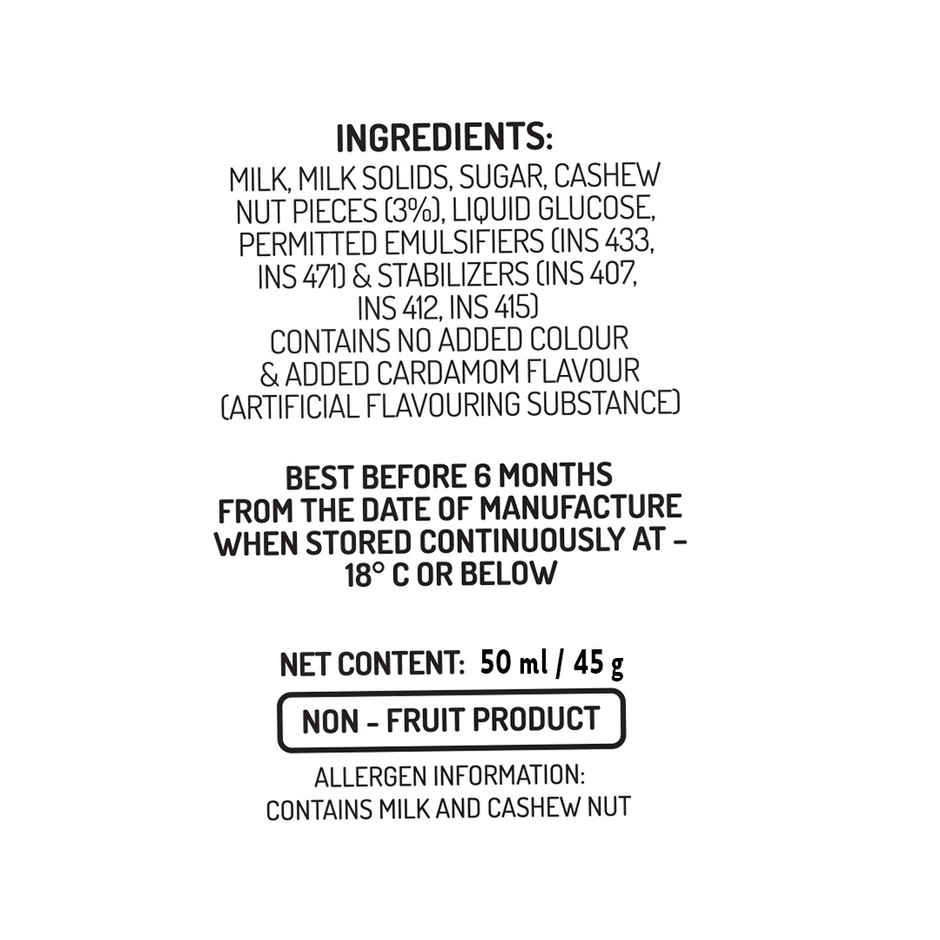 Hangyo Pista Kesar Kulfi Medium Fat Ice Cream (50ml) & Hangyo Malai Kulfi (50ml) Combo