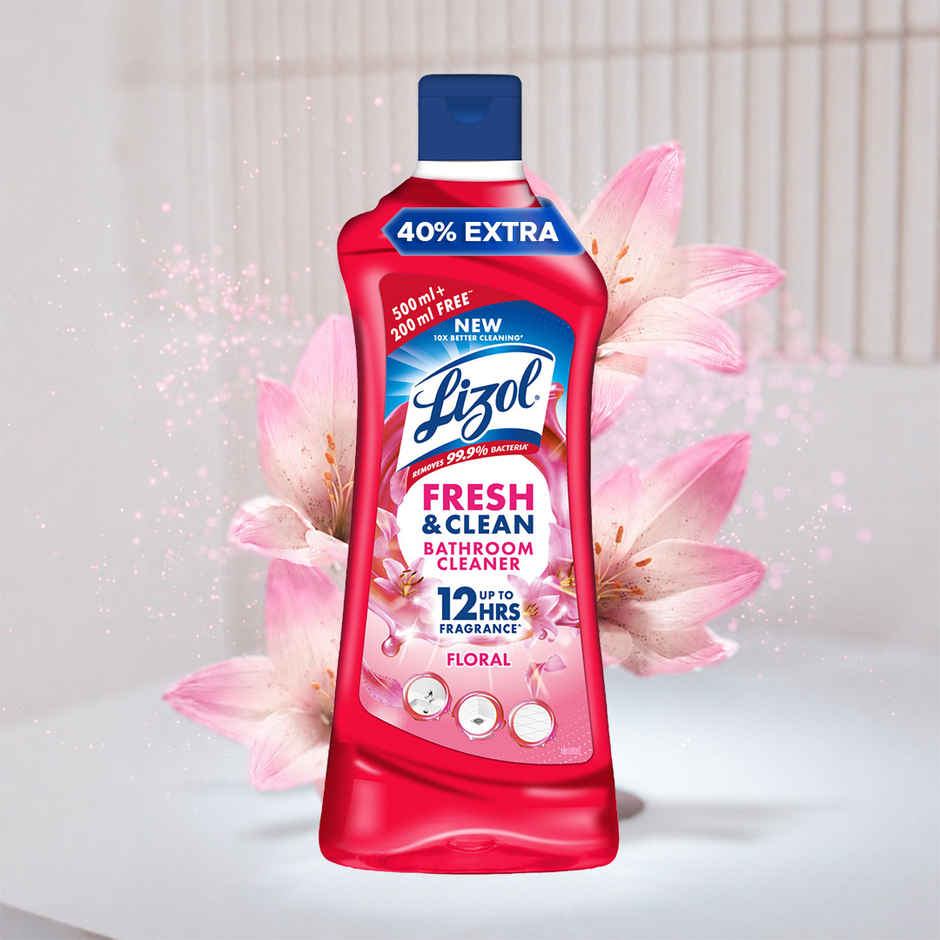 Lizol bathroom cleaner- for Bathrooms & Floors | Floral