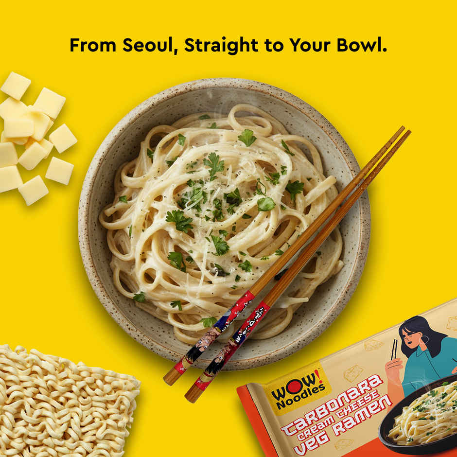 Wow! Noodles Carbonara Cheese Ramen