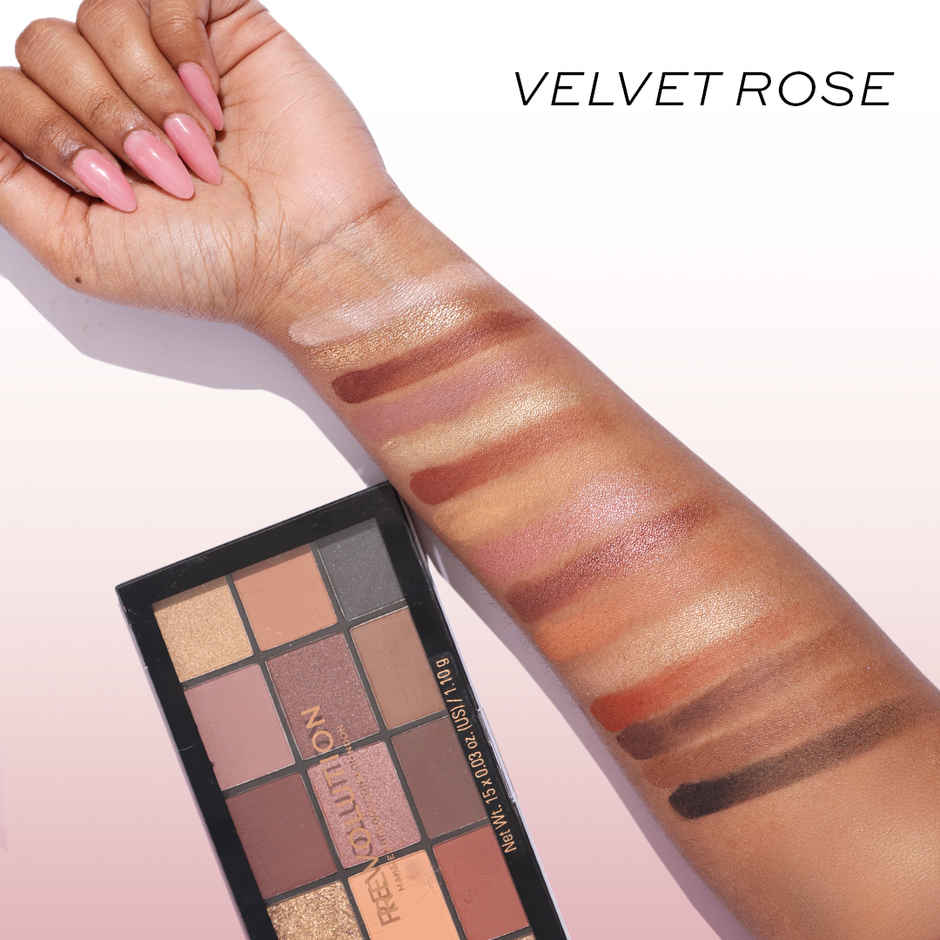 Makeup Revolution Reloaded Eyeshadow Palette Velvet Rose