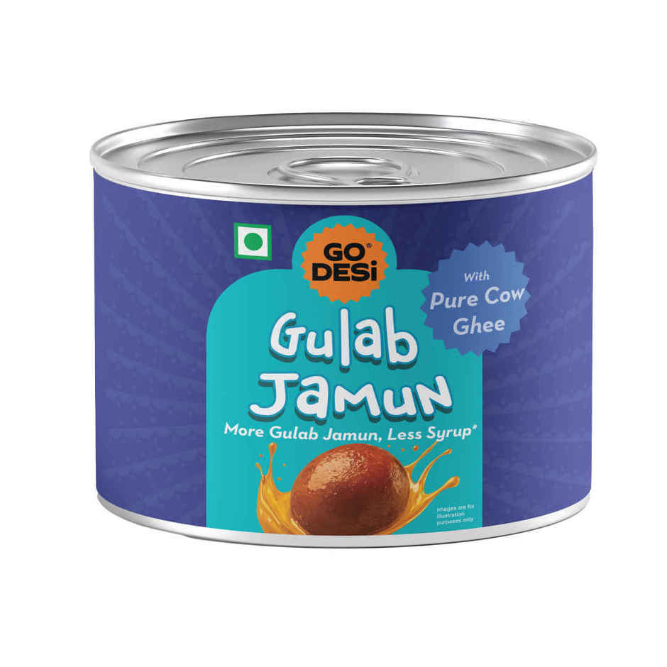 GO DESi Gulab Jamun Mini | With Pure Cow Ghee | Ready to Eat