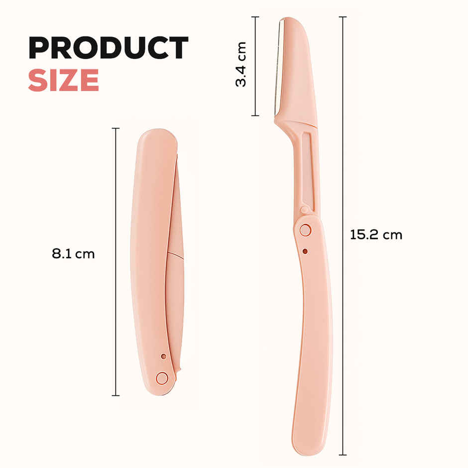 Multibrite Foldable Eyebrow Razor | Face Hair Removal | Eyebrow Shaper & Grooming Tool