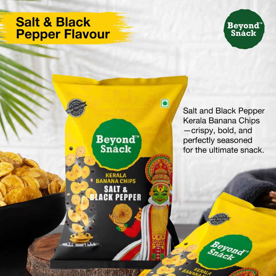 Beyond Snack Kerala Banana Chips - Salt & Black Pepper Combo
