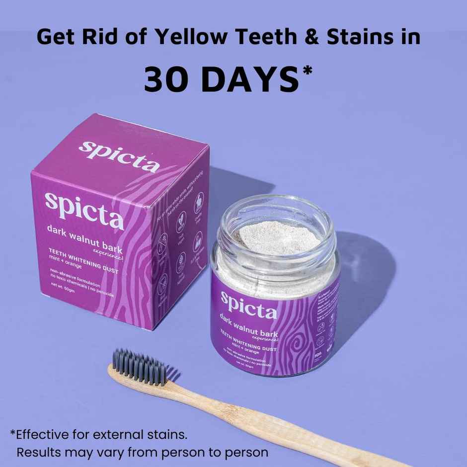 Spicta Walnut Bark Teeth Powder