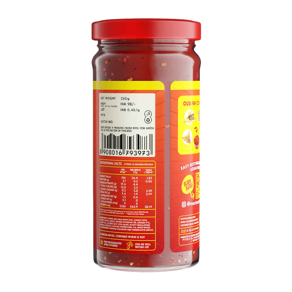 MasterChow Hot and Spicy Schezwan Chutney