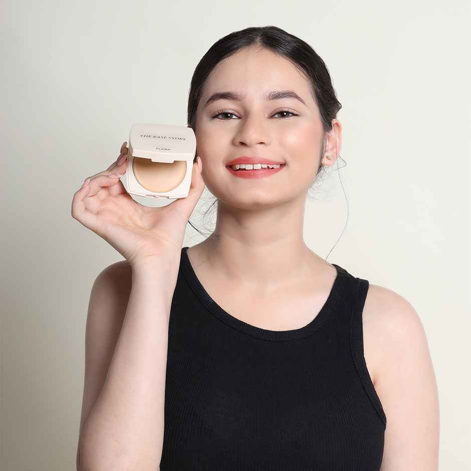 Flicka The Base Story Cream Foundation for Face Makeup, Waterproof & Long Lasting with SPF | Ivory