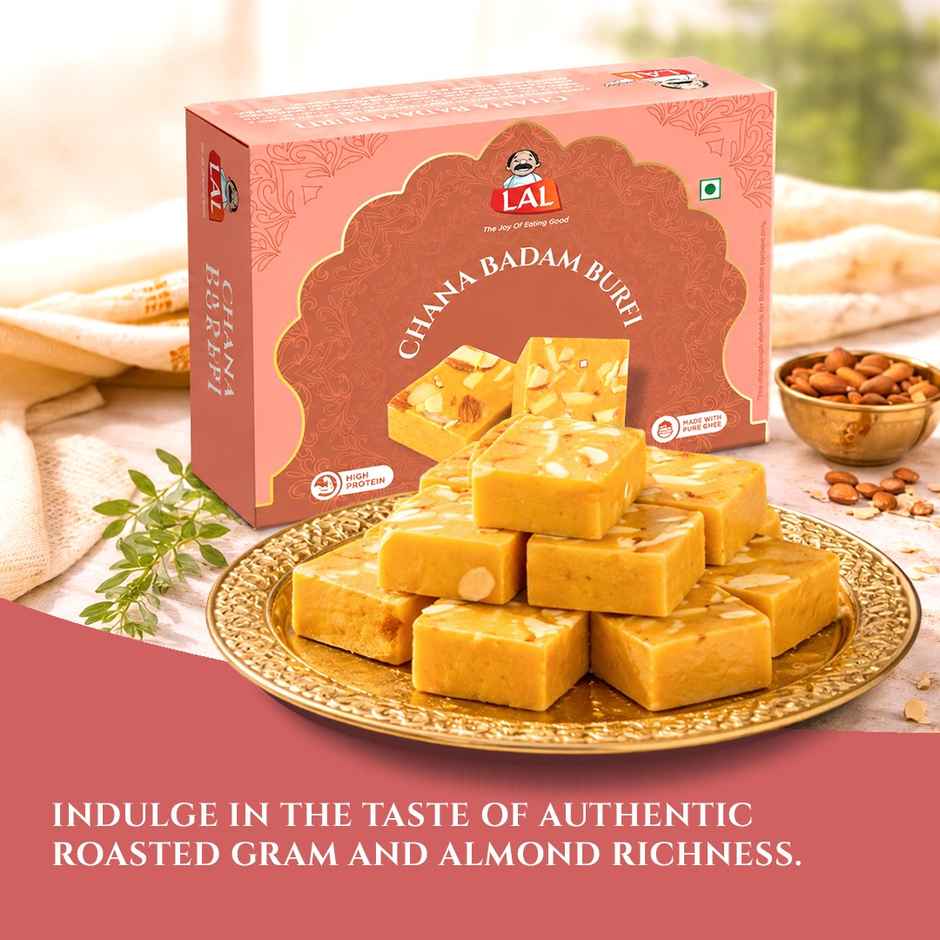 Chana Badam Burfi