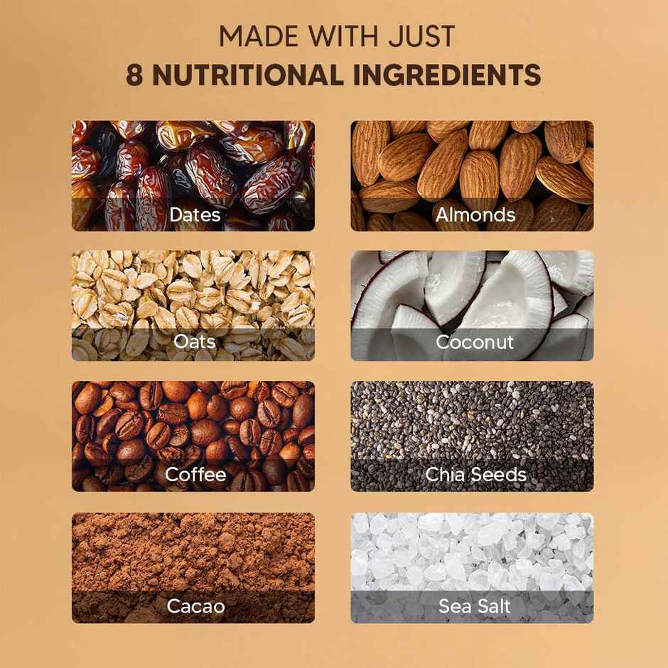 Eat Better Co Coffee & Almond Laddoos High Protein, Truly Natural