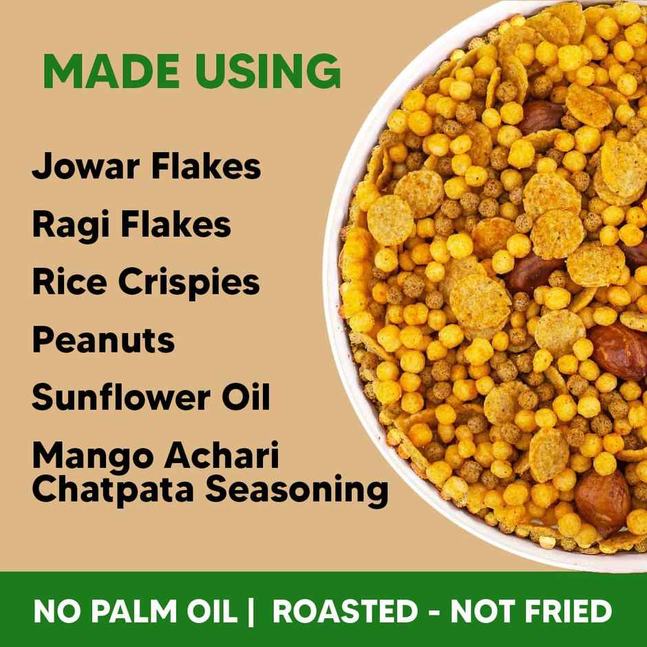 Millet Namkeen - Mango Achari, Healthy Snacks By Eat Better Co Combo 