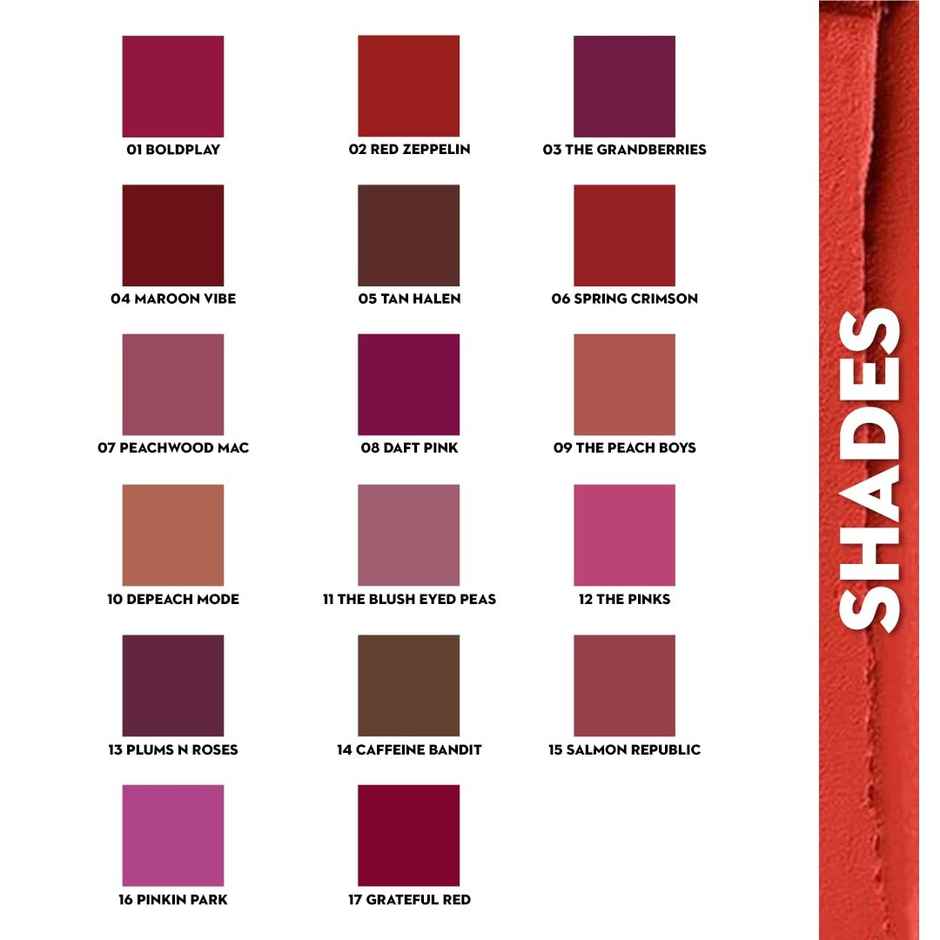 SUGAR Cosmetics Matte Attack Transferproof Lipstick - 05 Tan Halen (699)