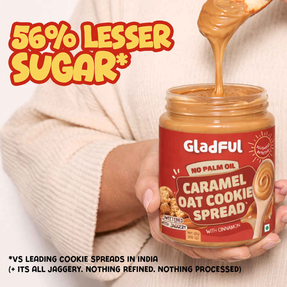 Gladful Caramel Oat Cookie Spread