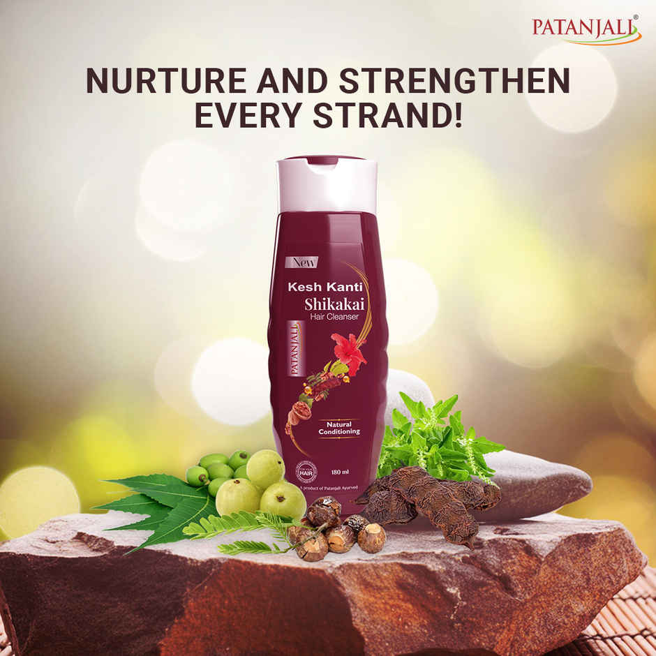 Patanjali Kesh Kanti Shikakai Shampoo (Hair Cleanser) - Long Strong Hair