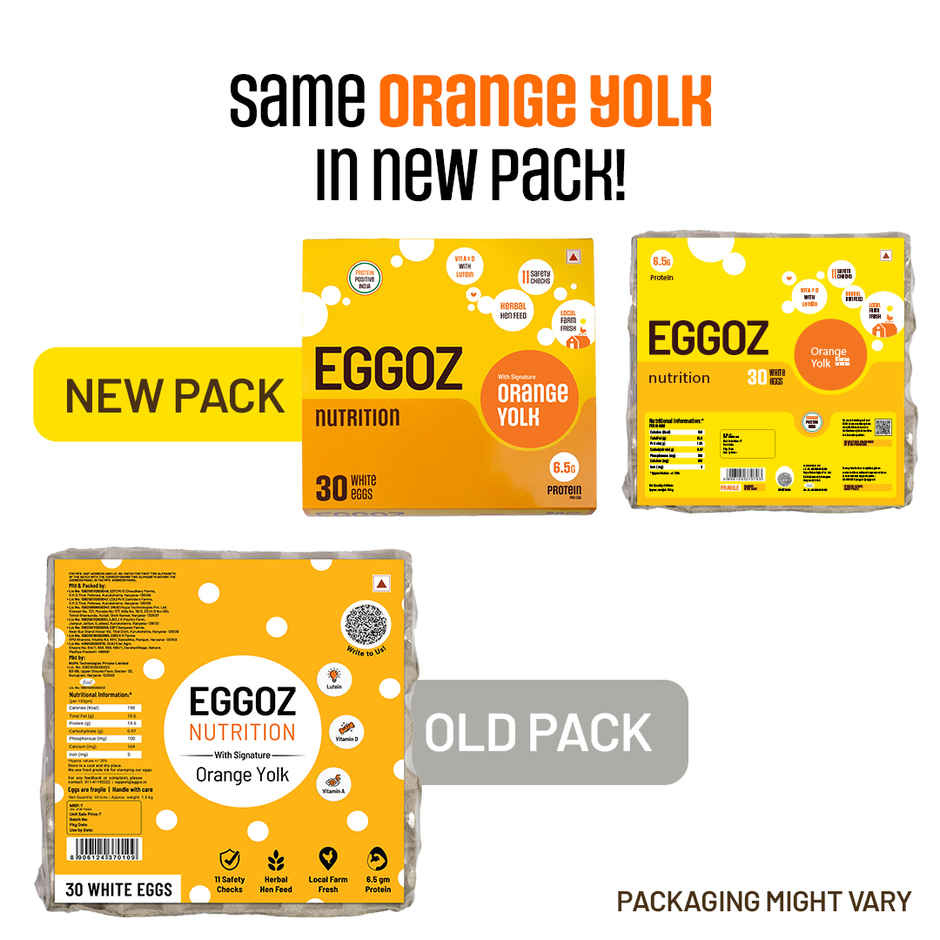 Eggoz Protein Rich Farm Fresh White Eggs