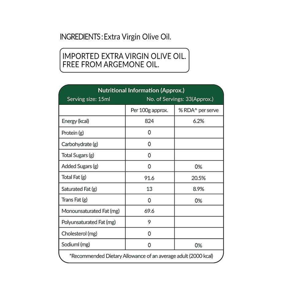 Del Monte Extra Virgin Olive Oil