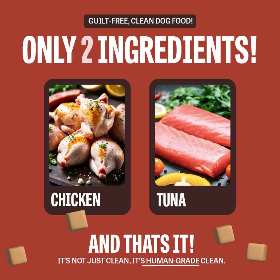 Petcrux Chicken Breast Jerkey With Tuna Dog Treats