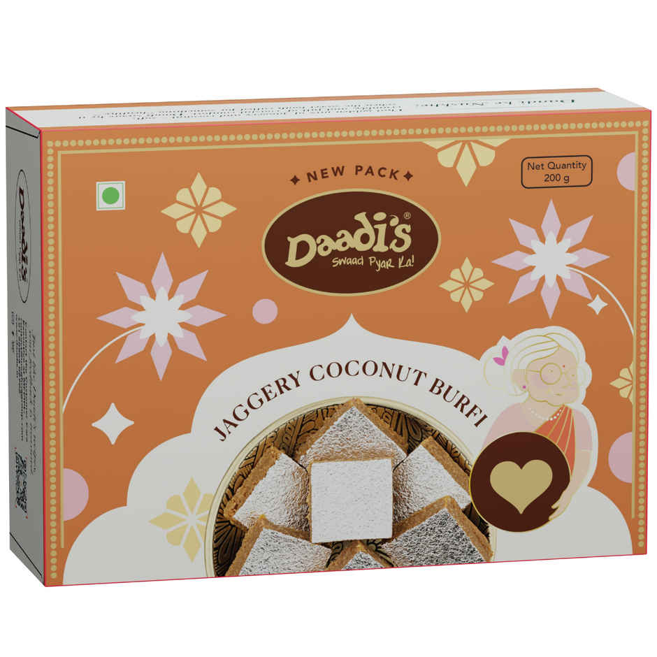 Daadi's Jaggery Coconut Burfi Ghee