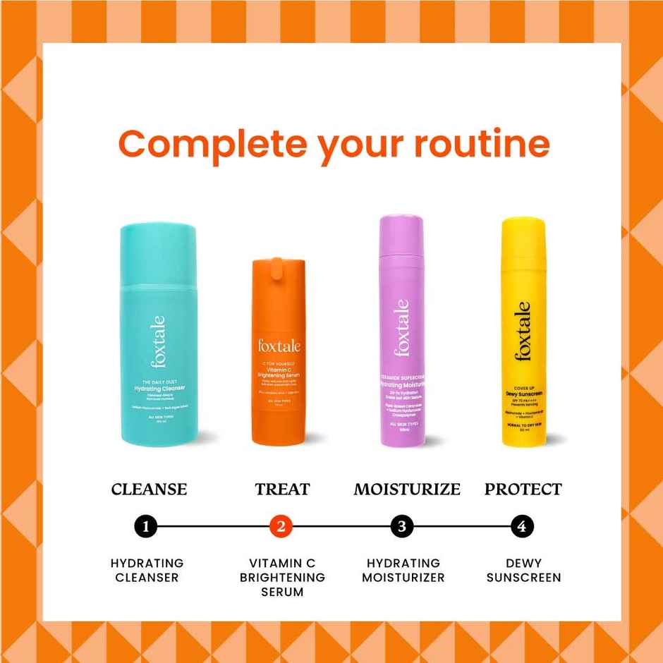 Foxtale 15% Vitamin C Face Serum for Glowing Skin