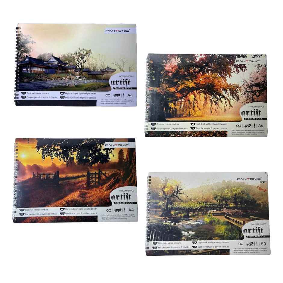 ABK A4- Sketch Pad 160 GSM (Colour May Vary)