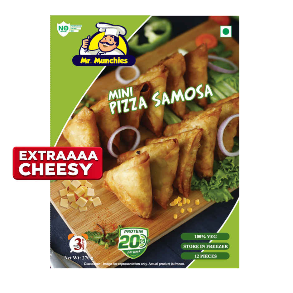 Mr. Munchies Pizza Samosa | Crispy Snack