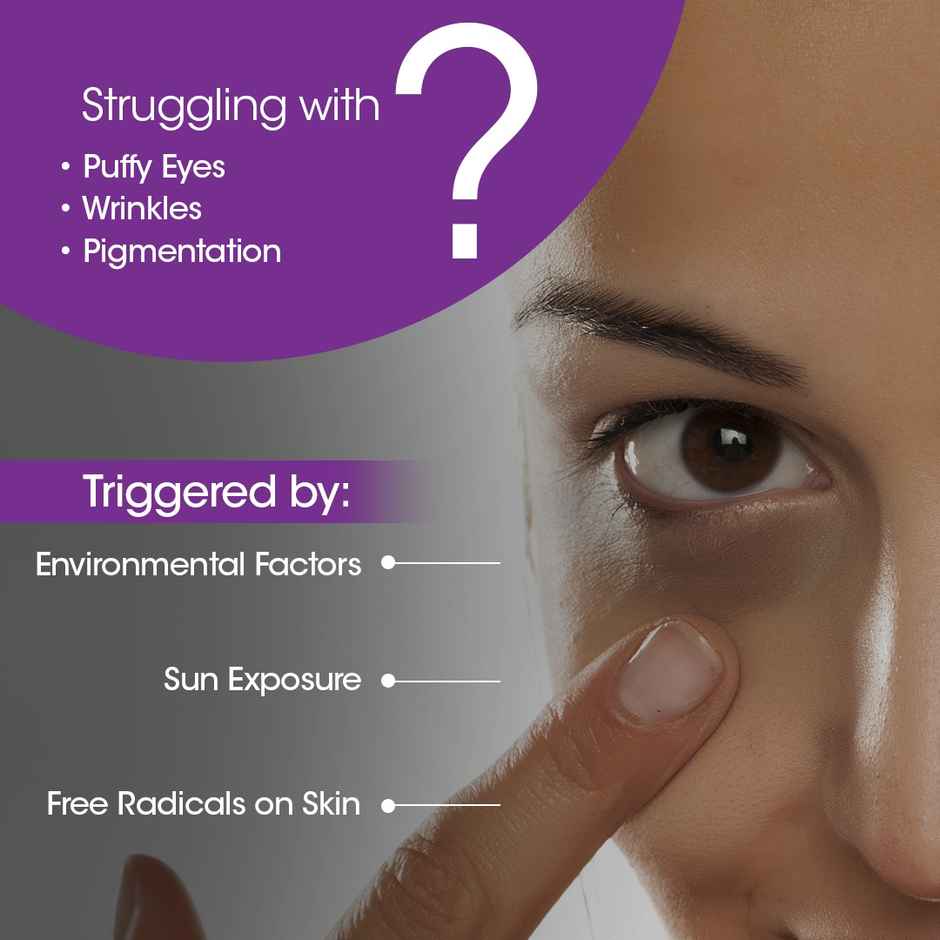 TAC Bakuchiol Under Eye Gel Cream With Retinol For Dark Circles & Wrinkles
