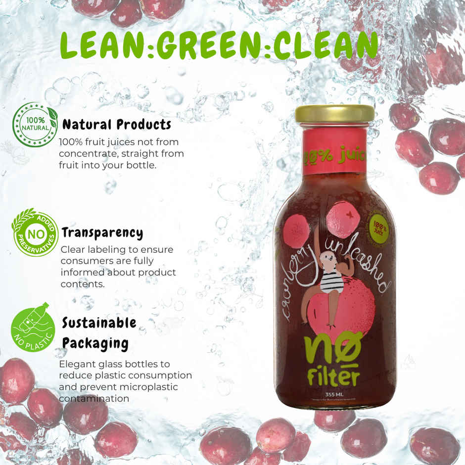 No filter Real Cranberry Juice