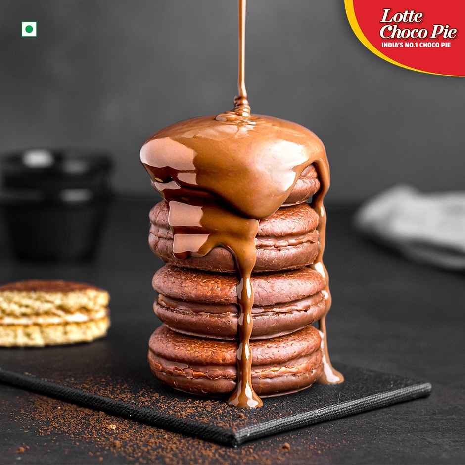 Lotte Premium Chocolate Choco Pie | Artificial Flavour-free and Preservative-free Combo