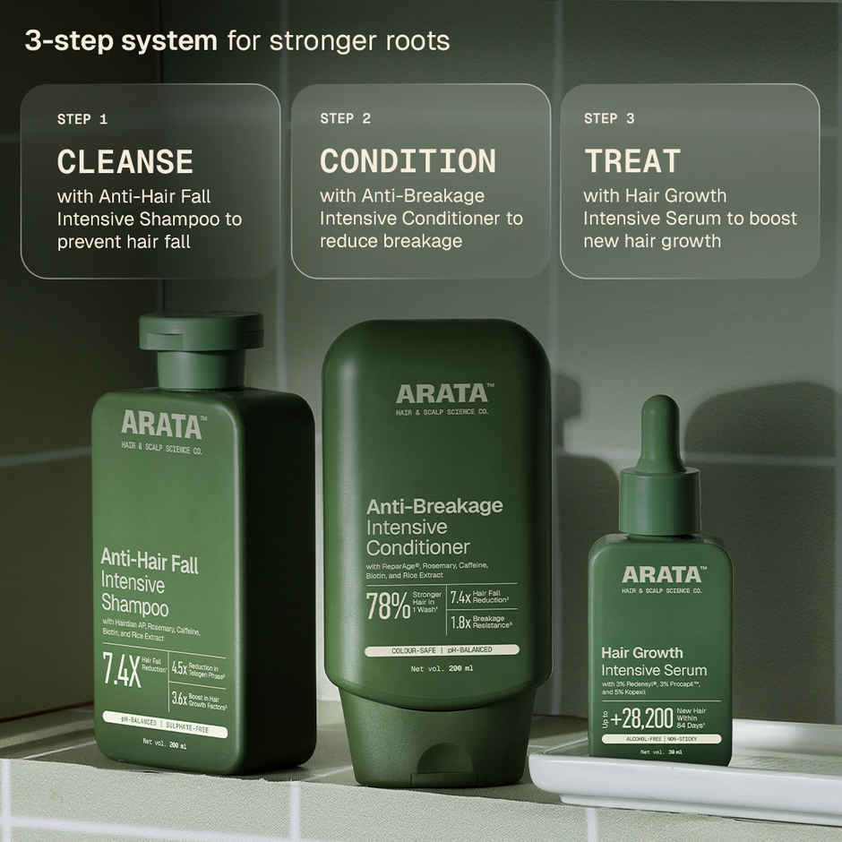 Arata Hair Growth Intensive Serum with 3% Redensyl