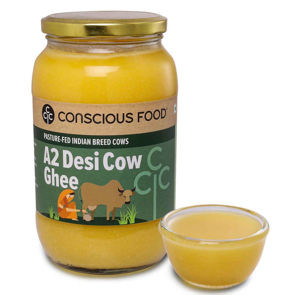 Conscious Food A2 Desi Cow Ghee | Preservative Free