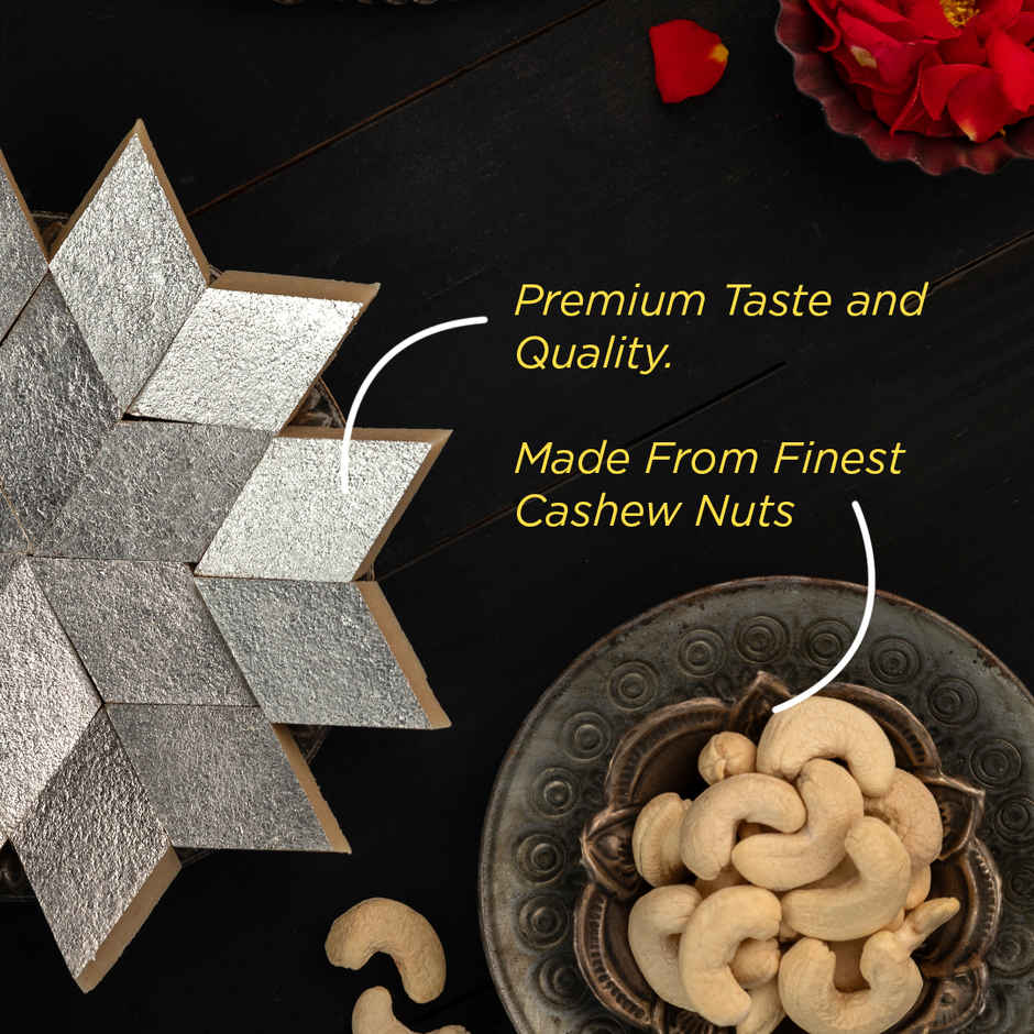 Lal 65% Cashew Premium Kaju Katli