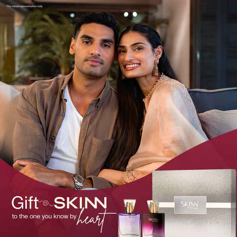 Skinn By Titan Women Celeste & Sheer Miniature Edp Gift Set