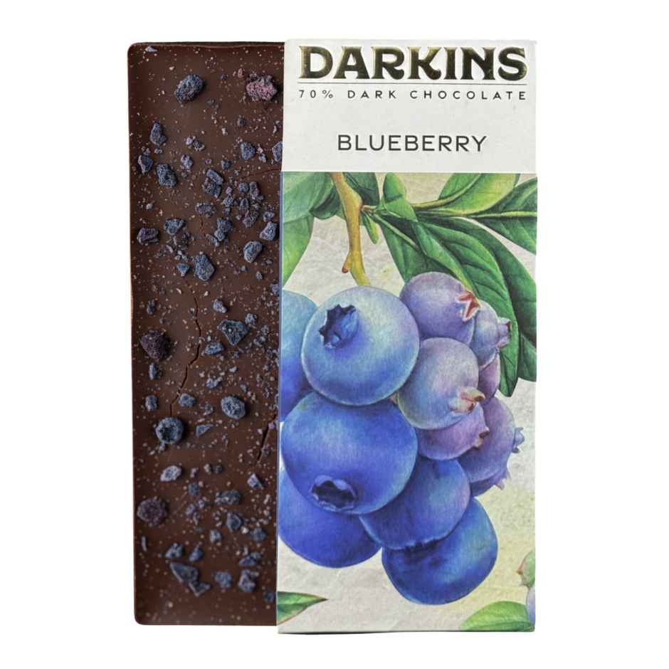 Darkins Indian Artisanal 70% Dark Blueberry Chocolate