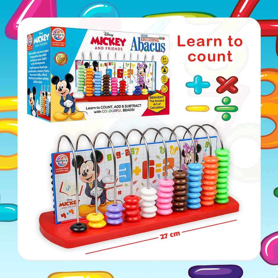 Ratna's Mickey & Friends Educational Abacus Sr.