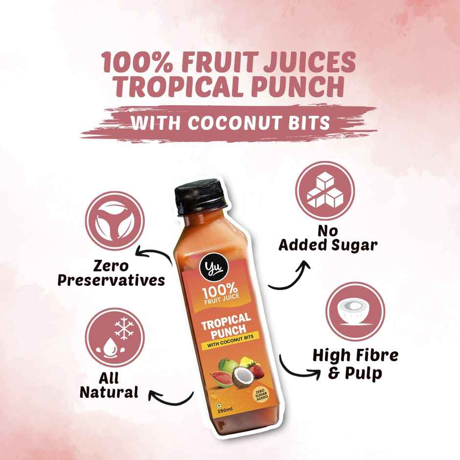 Yu Foods Tropical Punch Fruit Juice