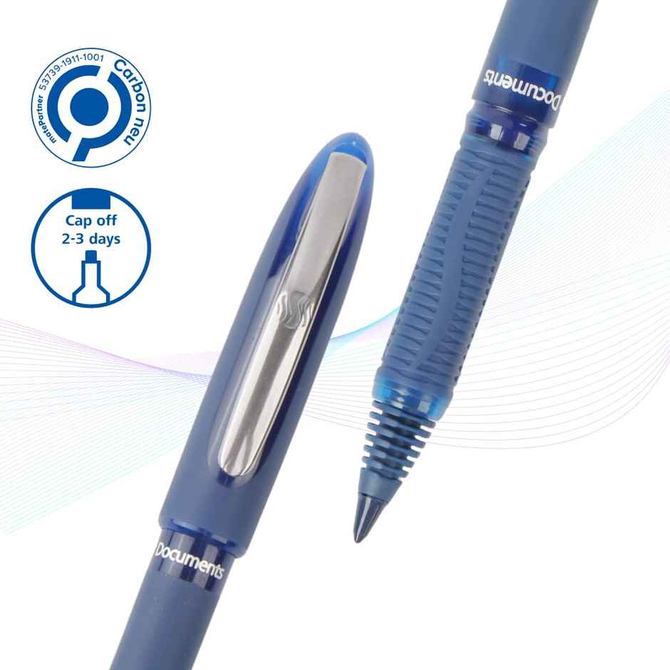 Schneider By Luxor One Business Roller Ball Pen | Blue | 2200 mtrs Professional Writing Companion