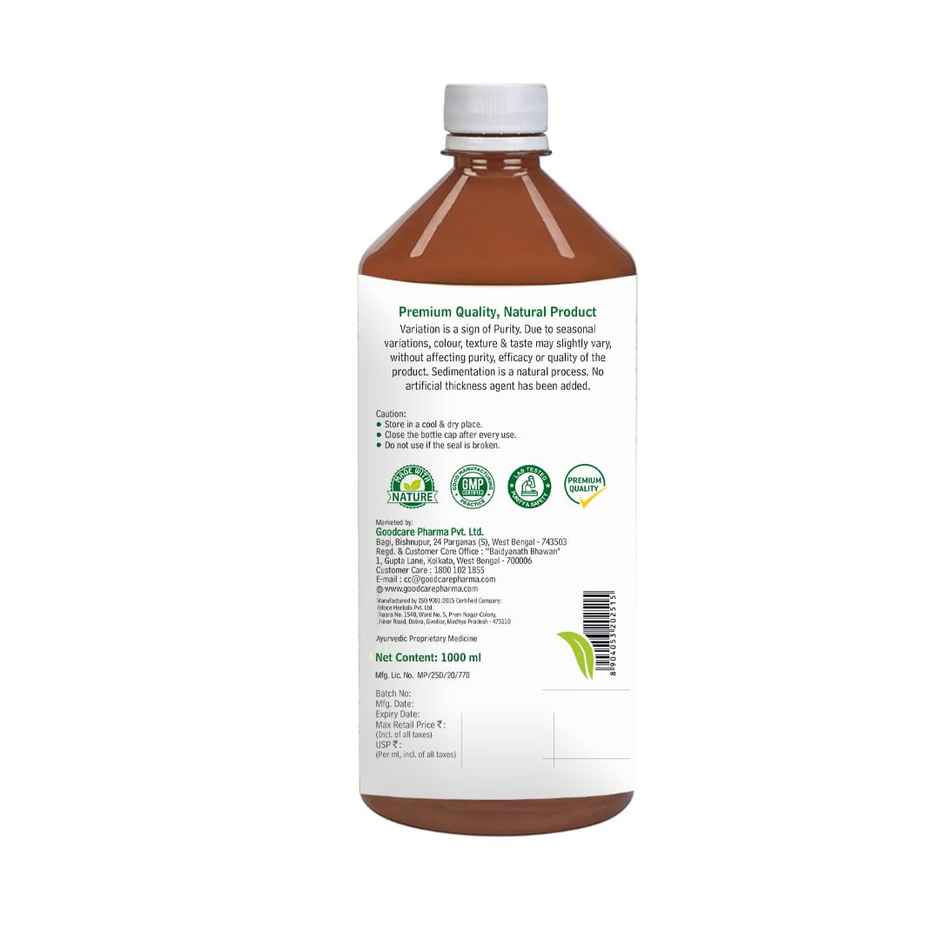 Goodcare Liv Good Juice Power Of 7 Ayurvedic Herbs Helps Detoxify Liver & Strengthens Liver Tissue