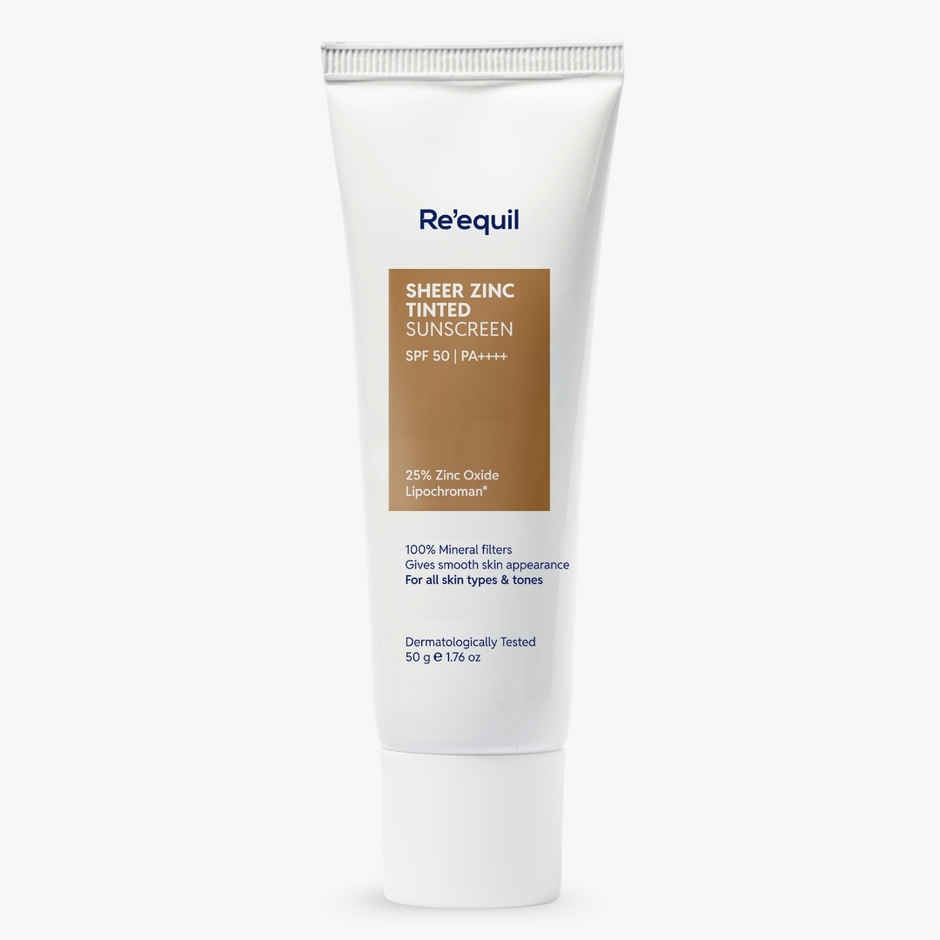 Reequil Sheer Zinc Tinted Mineral Sunscreen SPF 50 PA