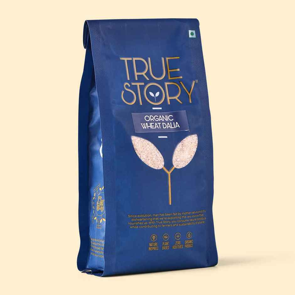 True Story Organic Wheat Daliya