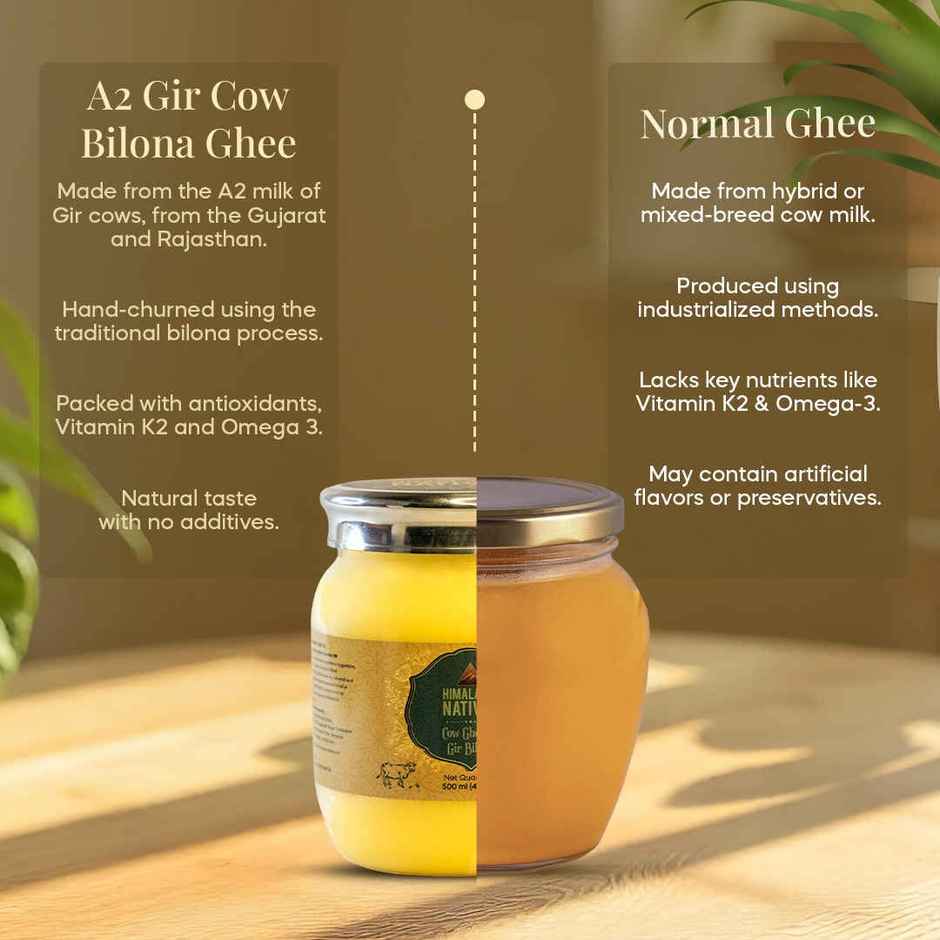 Himalayan Natives A2 Gir Cow Ghee | Jar