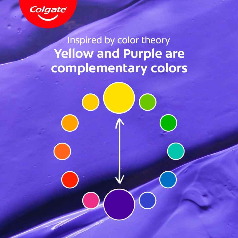 Colgate Visible White Purple Toothpaste | Color-Corrects Yellow Tones