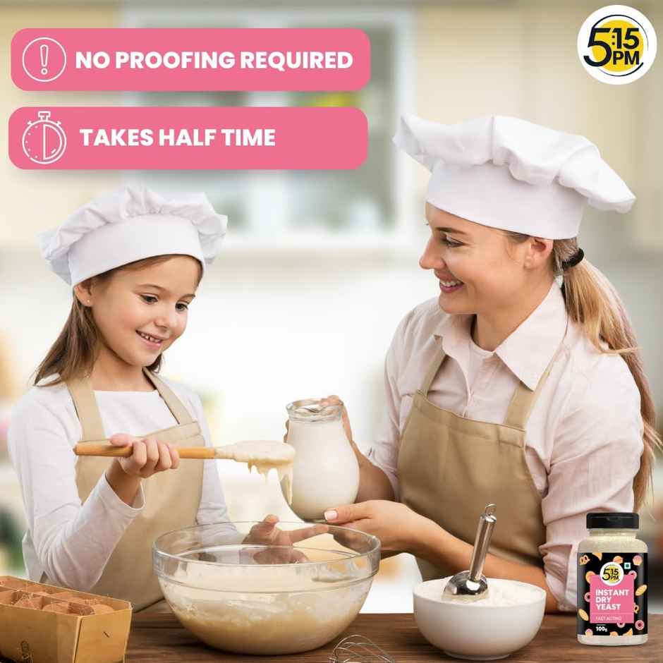 5:15PM Instant Dry Yeast Powder | Active Dry Yeast for Bread making and Pizza