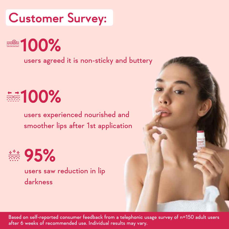 WishCare Tinted Ceramide Lip Balm SPF 50 PA+++ | Niacinamide & Kojic Acid | Protects & Moisturizes