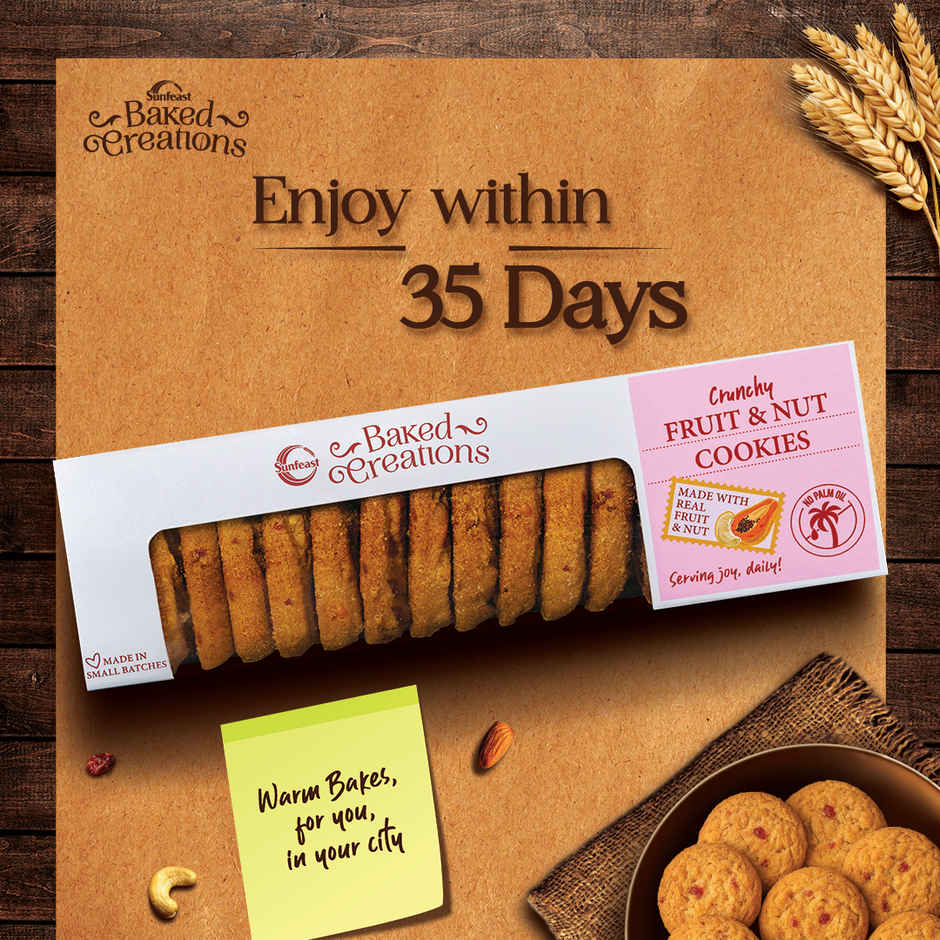 Baked Creations Fruit & Nut Cookies Bakery Style Combo 