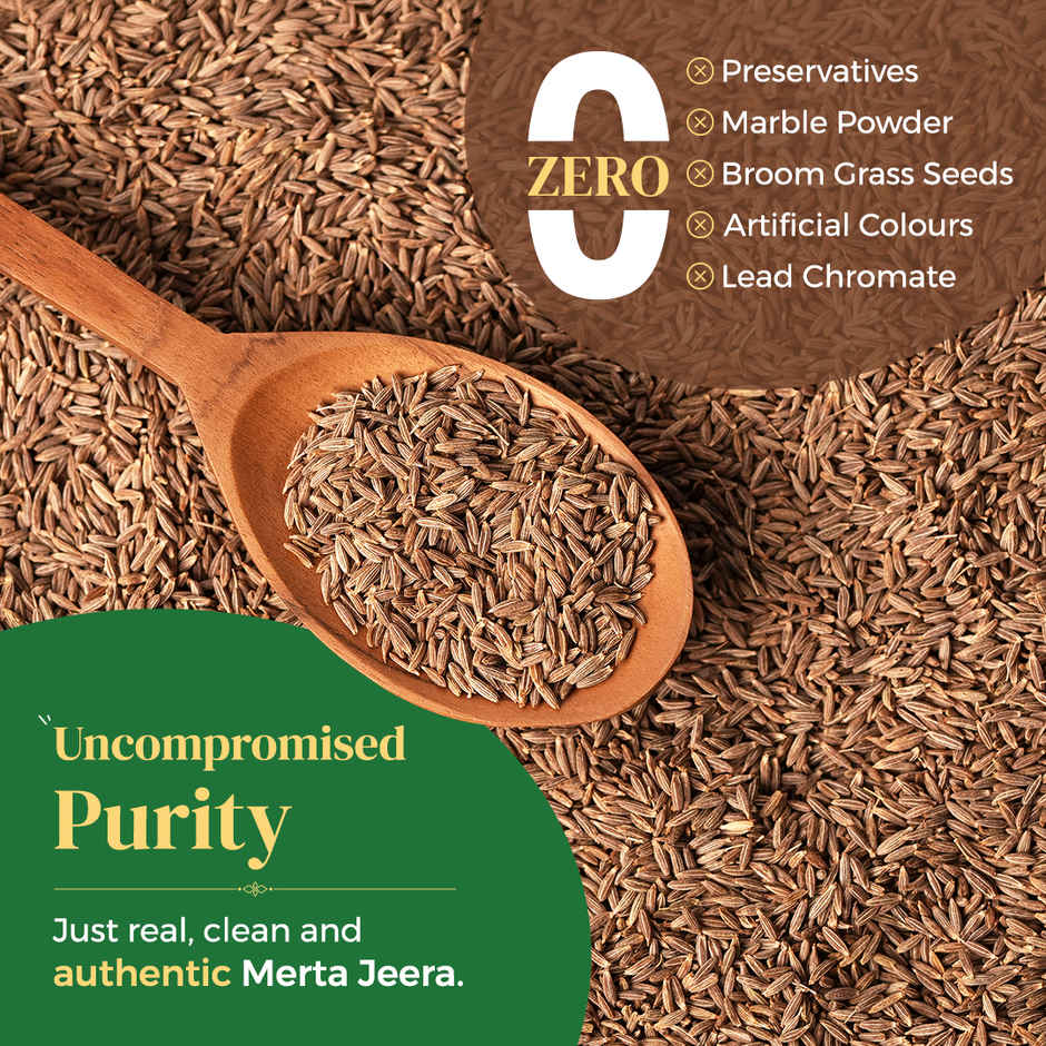 Khetika Merta Jeera Whole | Cumin Seeds | Strong Aroma | Zero Preservatives