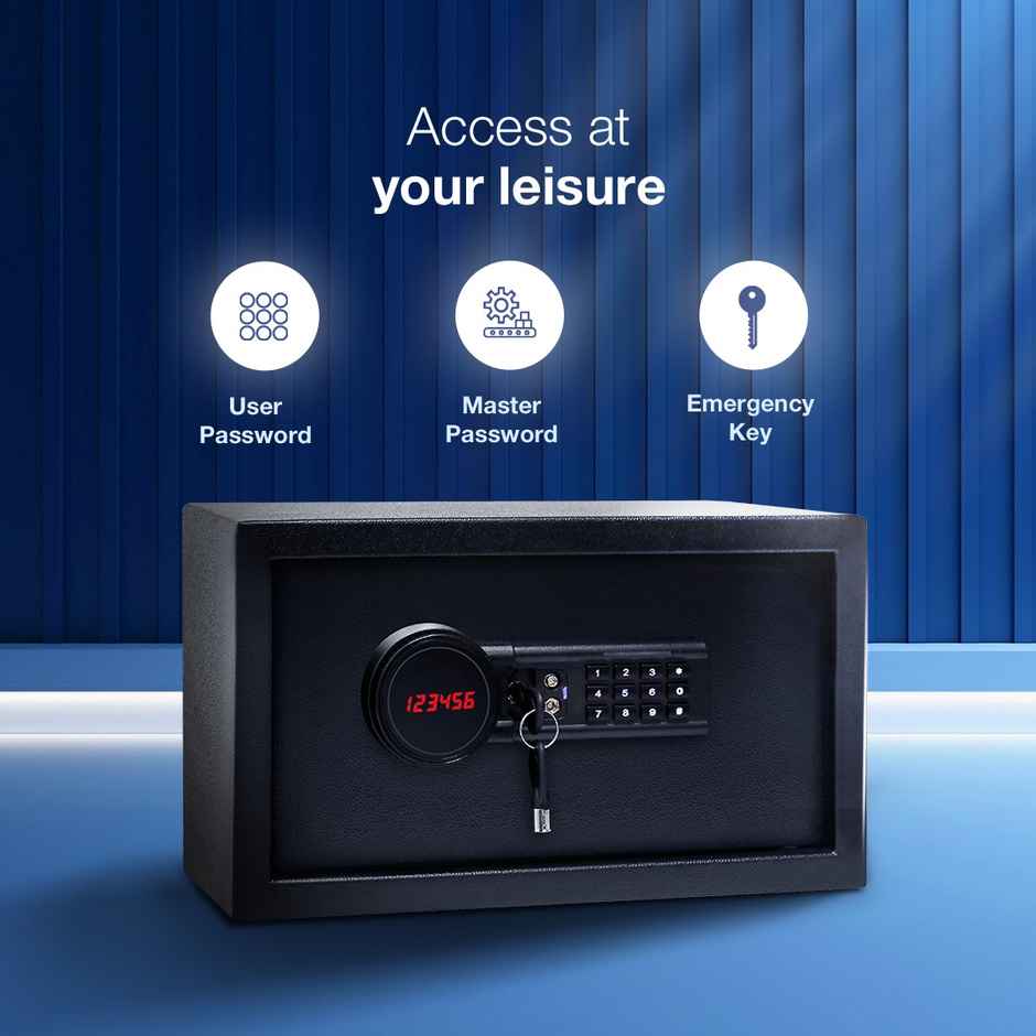 Ozone Tusker 11 Nxt | Digital Safe Locker for Home & Office | 16 Litres