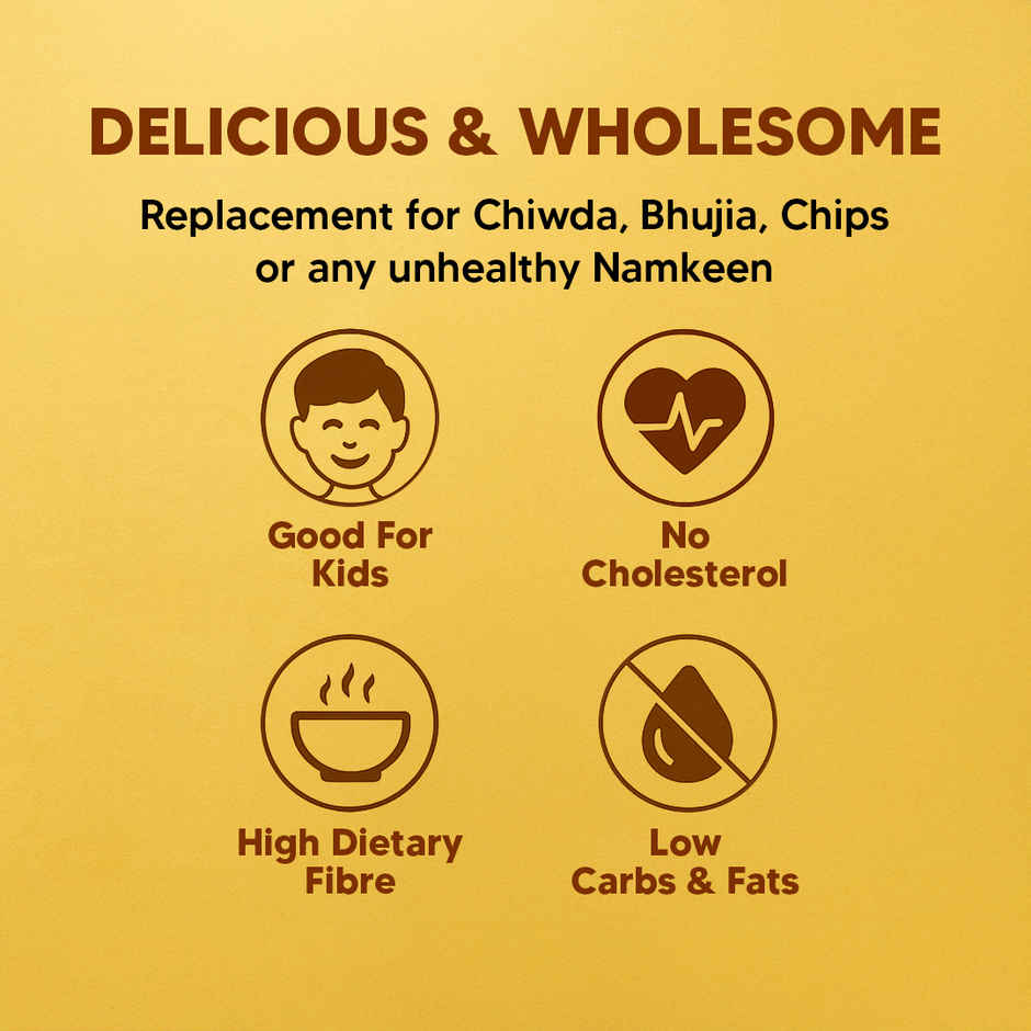 Eat Better Co Millet Bhujia Pudina Masti Roasted | Not Fried