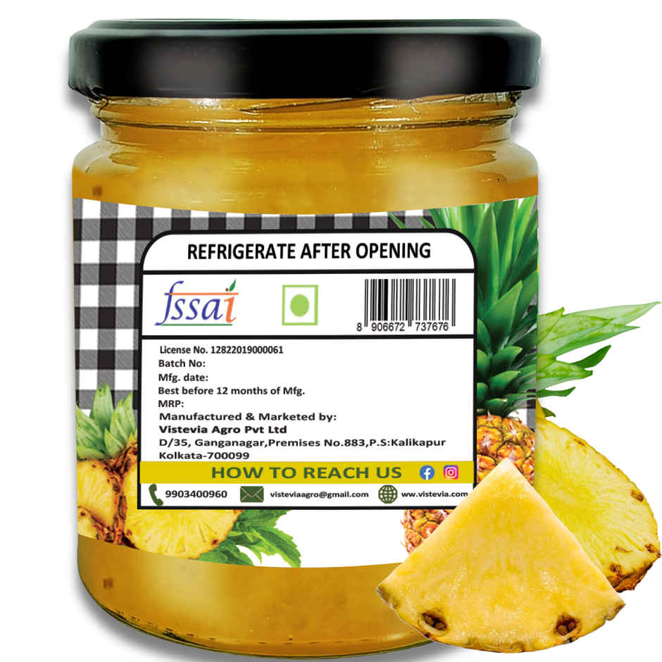 Vistevia Sugar Free Pineapple Jam