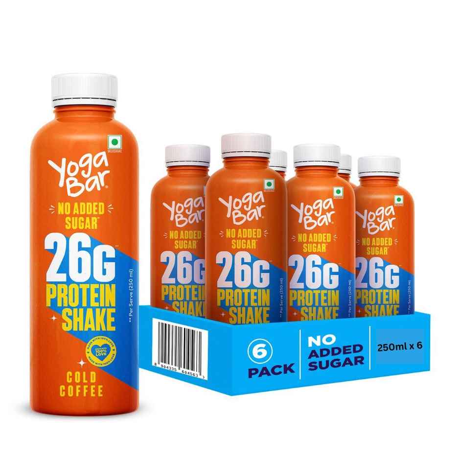 Yoga Bar 26G Protein Shake Cold Coffee | Pack Of 6